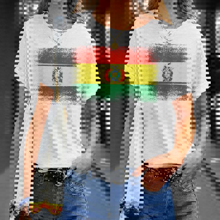 ボリビア国旗ボリビア Tシャツ 彼女への贈り物
