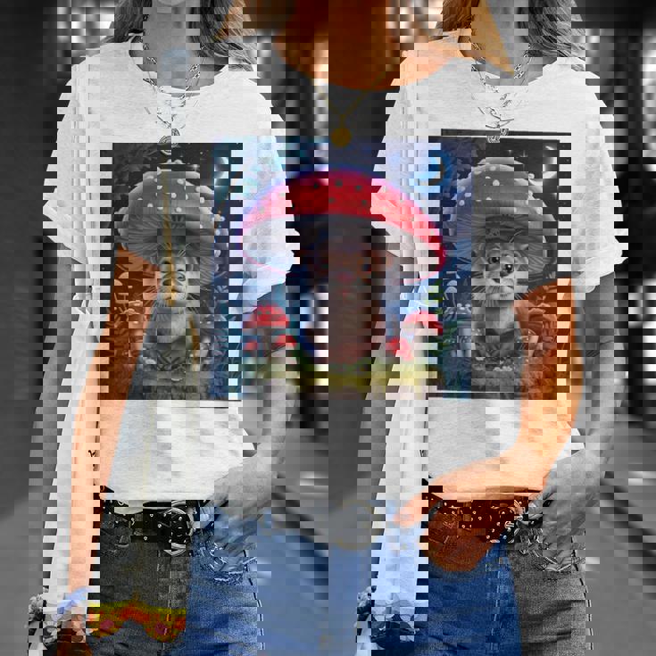 ラッコ コタコアキノコ グランジ 美的ラッコ Tシャツ 彼女への贈り物