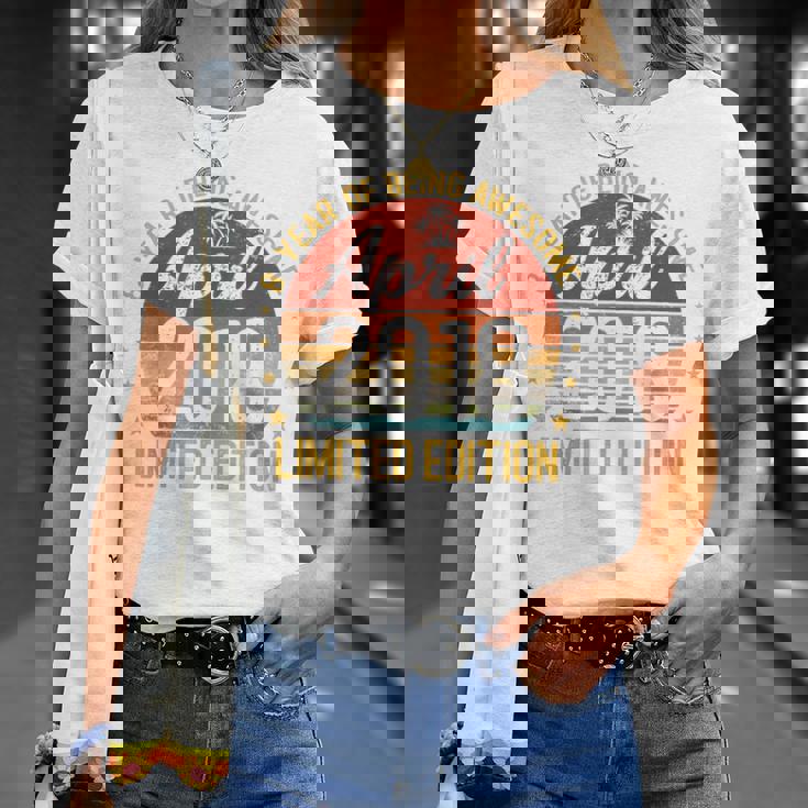 レトロ2018年3月限定版 8歳8歳の誕生日 Tシャツ 彼女への贈り物