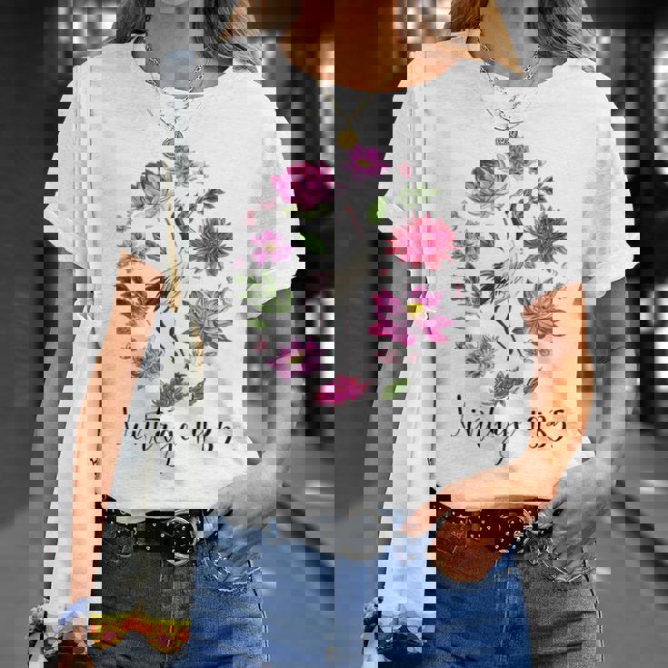 ヴィンテージ 1935年 蓮の花 日本の鶴 鳥 89歳の誕生日 Tシャツ 彼女への贈り物