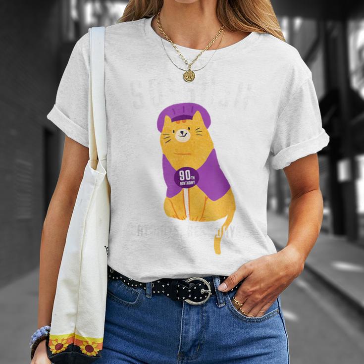 卒寿祝い 猫 ねこ ちゃんちゃんこ 男性 女性 猫好き 90歳 Cat Days Best Days Tシャツ 彼女への贈り物
