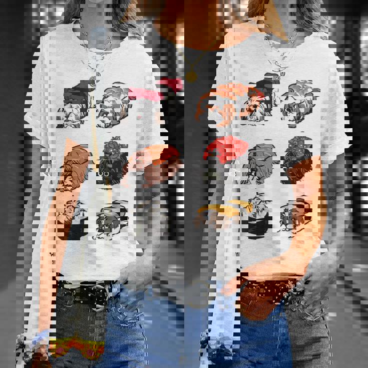 寿司シーズー Tシャツ 彼女への贈り物