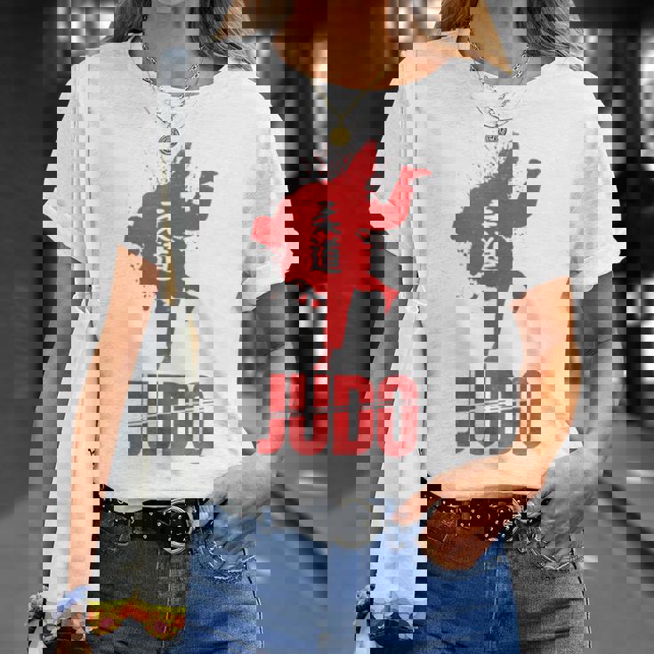 柔道着のクールな柔道tシャツ。 Tシャツ 彼女への贈り物