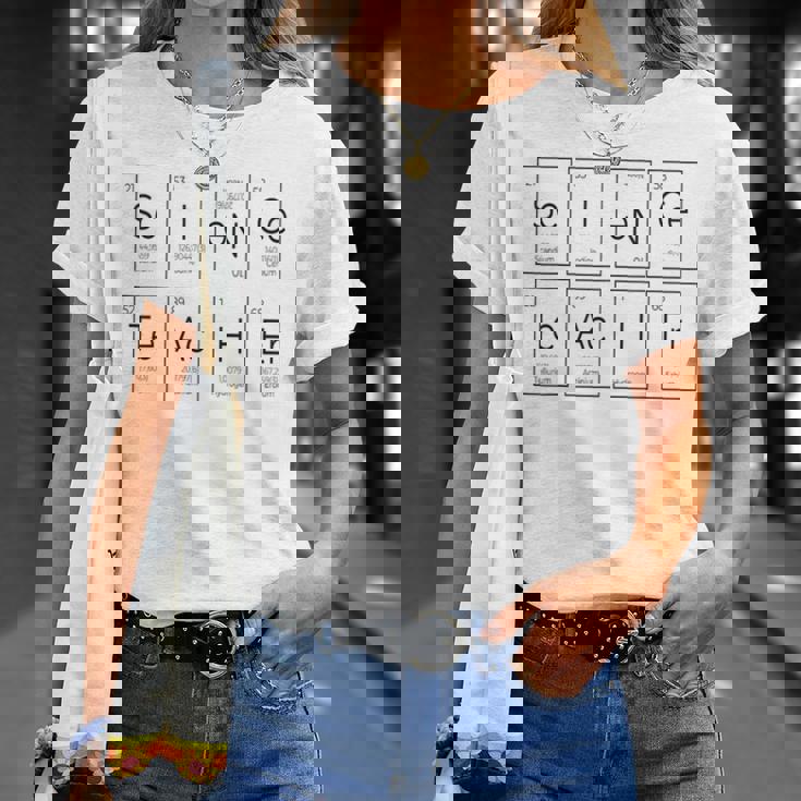 理科 先生 周期表 元素 化学 生物学 Tシャツ 彼女への贈り物