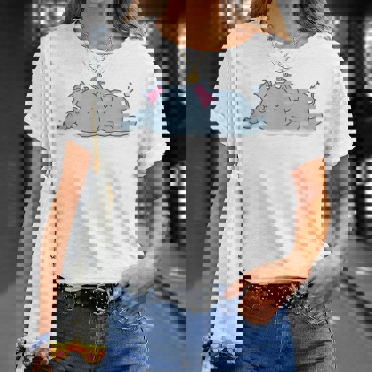 眠っている象 Tシャツ 彼女への贈り物