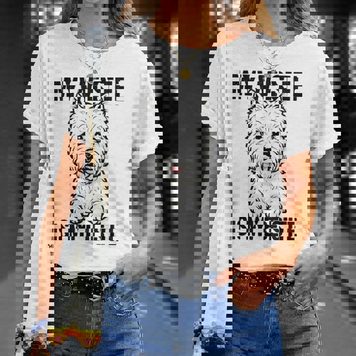 私のウェスティは私のベスティー Tシャツ 彼女への贈り物
