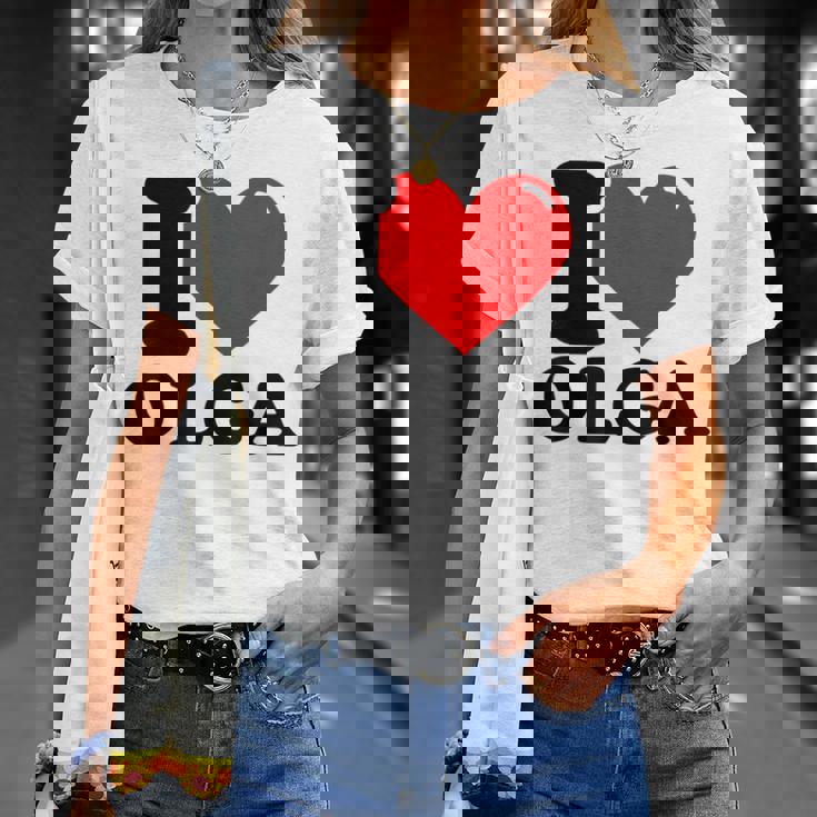 私はオルガが大好き Tシャツ 彼女への贈り物