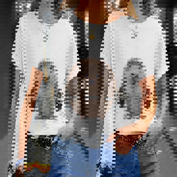 筋トレ ジム やる気がないなら家に帰れ ハリネズミ Tシャツ 彼女への贈り物