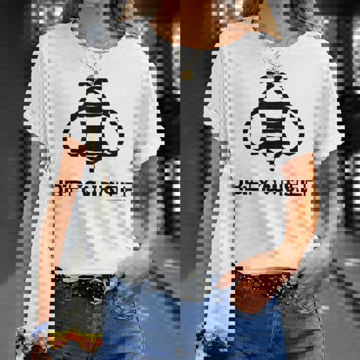 蜂 ユアセルフ 養蜂家 蜂蜜 ギフト Tシャツ 彼女への贈り物