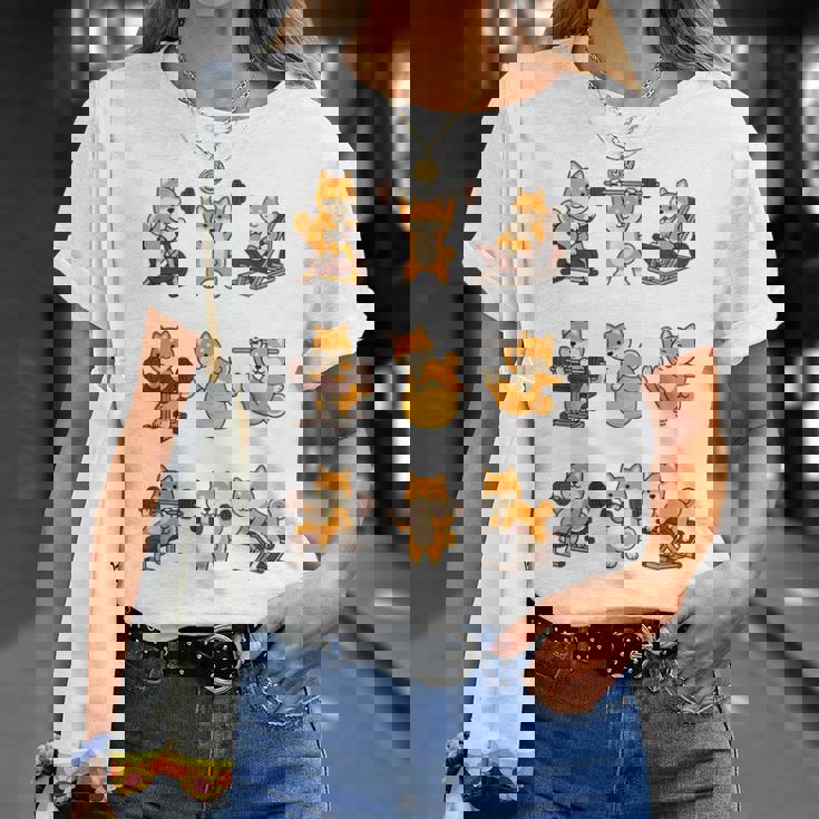 面白いtシャツ 柴犬 筋トレ ジム イヌ グッズ かわいい おもしろ 面白い 服 ネタ おもしろtシャツ Tシャツ 彼女への贈り物