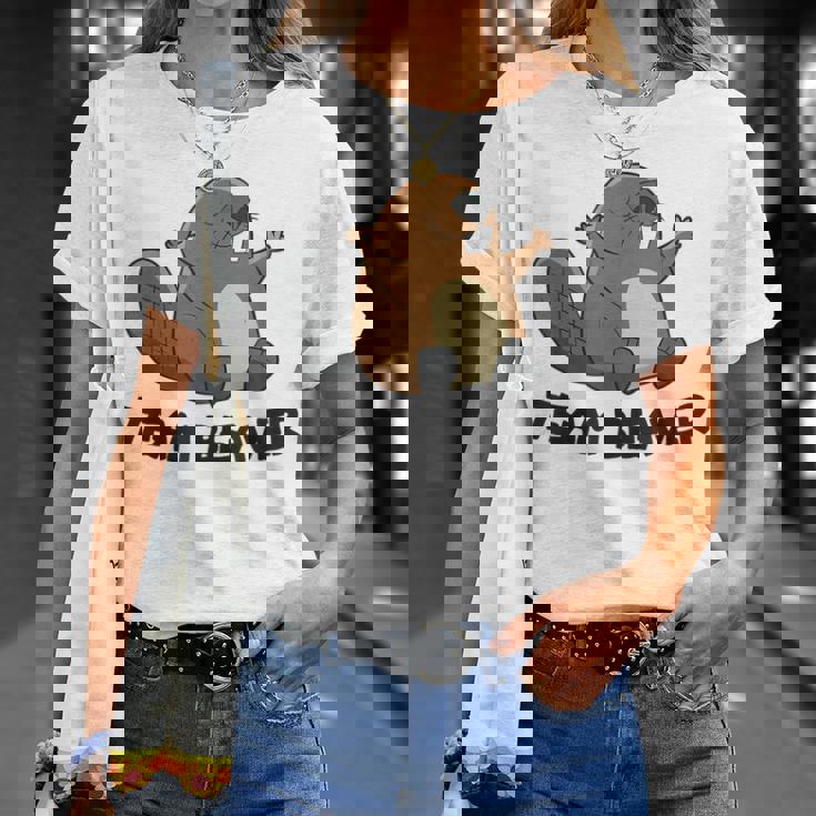 面白いビーバー分隊チームビーバー Tシャツ 彼女への贈り物