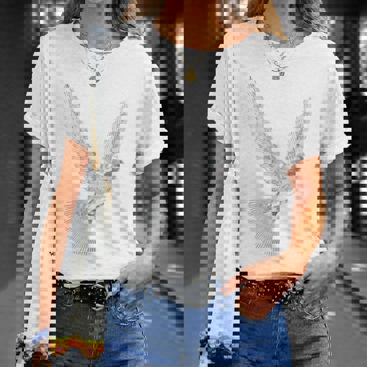 鳩 動物 男性 女性 モチーフ 恋人 自由 デザイン 平和 Tシャツ 彼女への贈り物