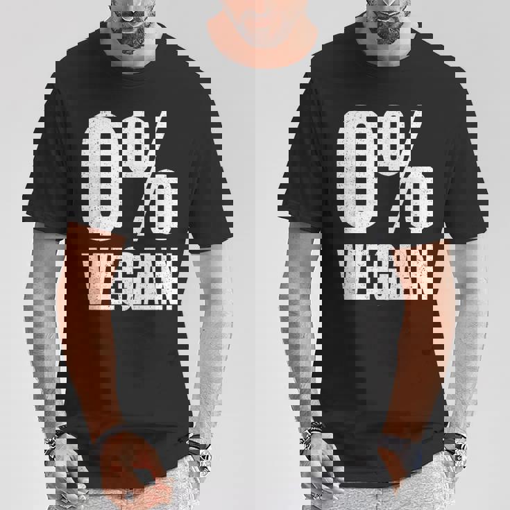 0 ビーガンゼロ パーセントビーガンカーニボア Tシャツ 面白い贈り物