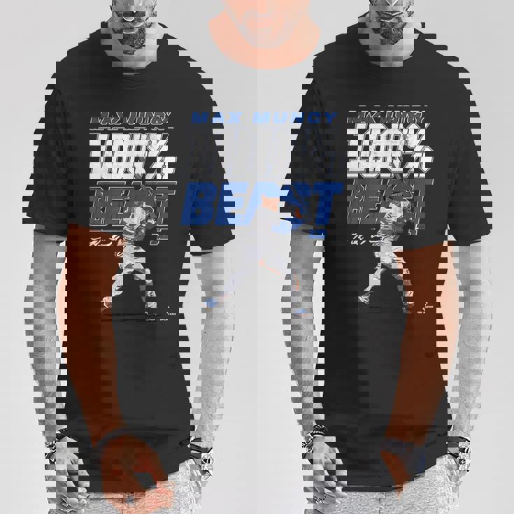 100 Beast Max Muncy Los Angeles Mlbpa Tシャツ 面白い贈り物