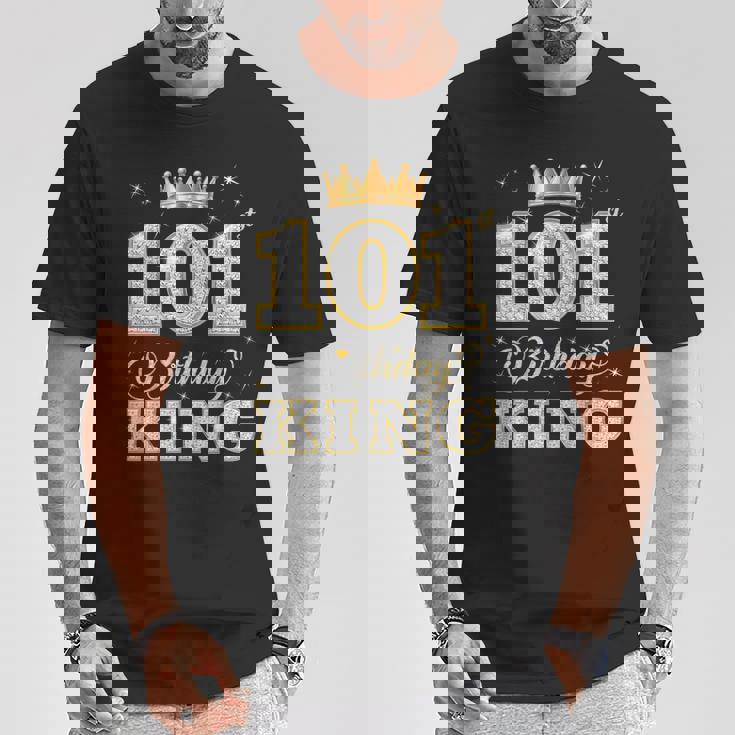 101歳の誕生日王 101歳の誕生日パーティー Tシャツ 面白い贈り物