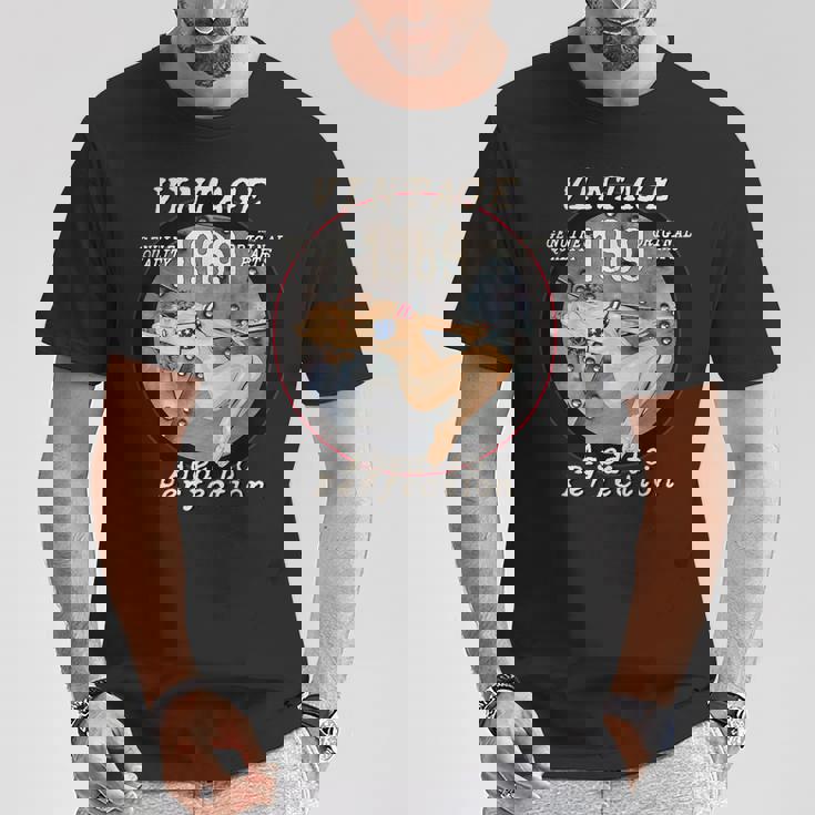 1969 ボンバーノーズアート ホットピンナップ 52歳の誕生日ギフト アンティーク調 Tシャツ 面白い贈り物