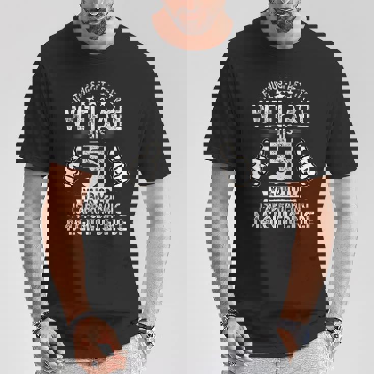 1972年生まれの男性の面白い51歳の誕生日 第51章 Tシャツ 面白い贈り物