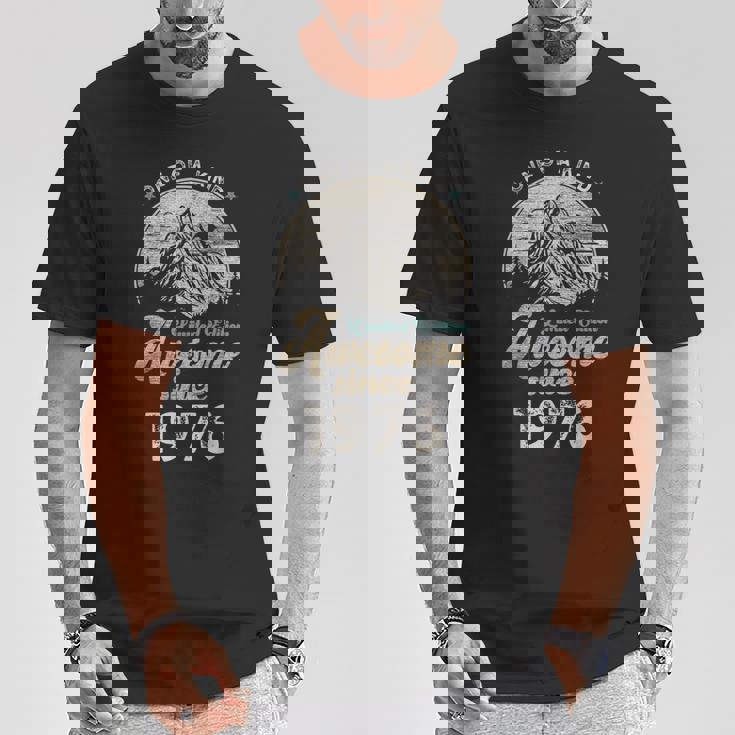1976年以来の素晴らしい山 50歳の誕生日 Tシャツ 面白い贈り物