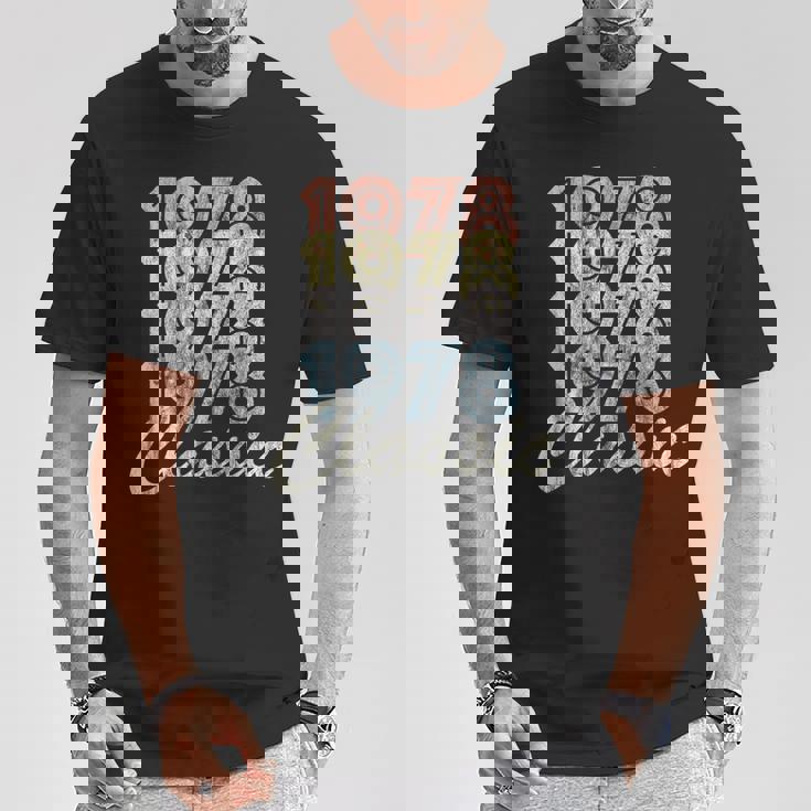 1978年 クラシック ヴィンテージ レトロ スタイル Born In 1978 Tシャツ 面白い贈り物