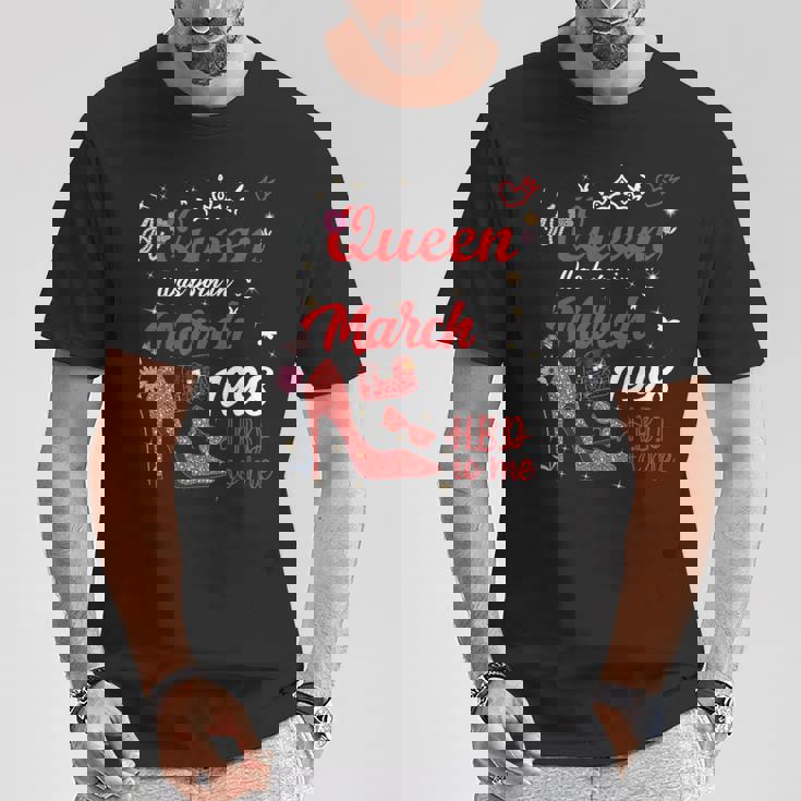 1998年3月 誕生日 この女王は1998年3月に生まれました 長袖tシャツ Tシャツ 面白い贈り物