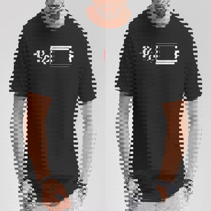 1バッテリーアイコン1。 Tシャツ 面白い贈り物