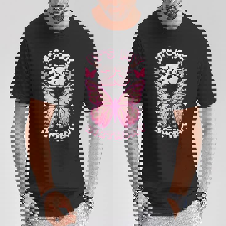 23歳の誕生日、少女23年、蝶と23の数字 Tシャツ 面白い贈り物