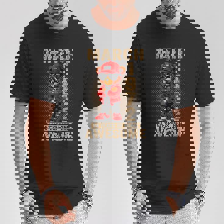 3月 54歳の誕生日 男性 女性 1972年 素晴らしいテディベア Tシャツ 面白い贈り物