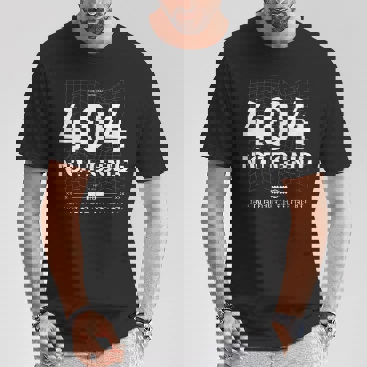 404 Error Not Found Humour Tシャツ 面白い贈り物