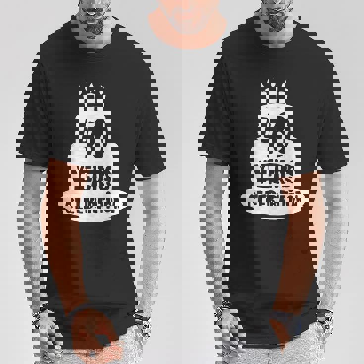 40年のお祝い イベント、記念日、誕生日。 Tシャツ 面白い贈り物