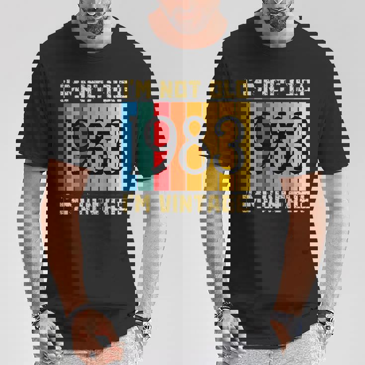 41 Años Nooyiejooyintage 1983 41 Cumpleaños Camiseta unisex Regalos divertidos