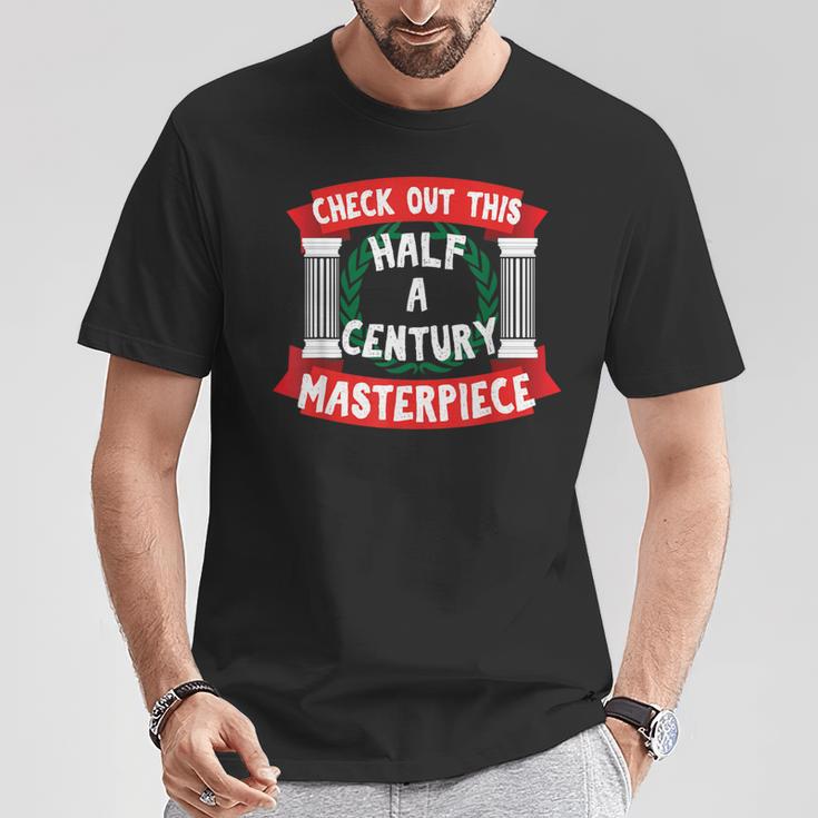 50E Anniversaire De Chef-D'œuvreieux D'un Demi-Siècle T-Shirt Cadeaux drôles