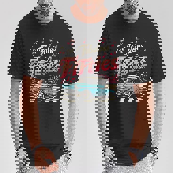 50S ロカビリー 1950年代 The Fabulous Fifties ロックンロール Tシャツ 面白い贈り物