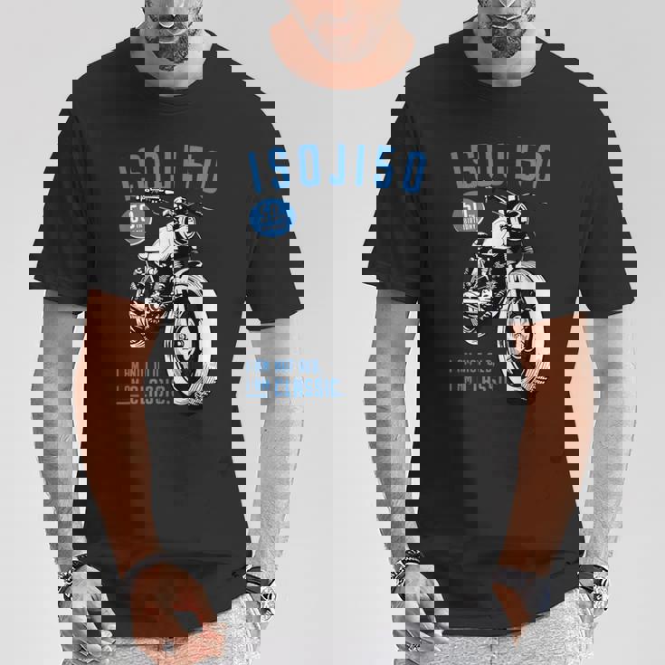 50歳 早寿お祝い 五十路 バイク好き 車好き クラシックバイク I'm Not Old I'm Classic Tシャツ 面白い贈り物