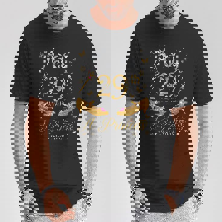 5月29日 プリンセスが生まれた 5月29日 誕生日 女の子 長袖tシャツ Tシャツ 面白い贈り物