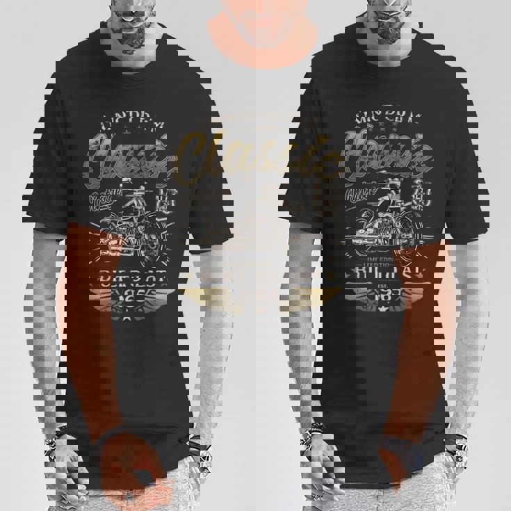 61 歳の誕生日男性オートバイ バイクに乗る人 1965 Tシャツ 面白い贈り物