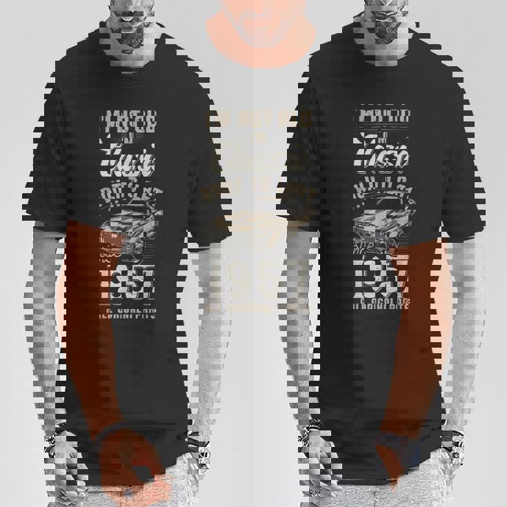 69歳の誕生日 1957年生まれのクラシックカー Tシャツ 面白い贈り物