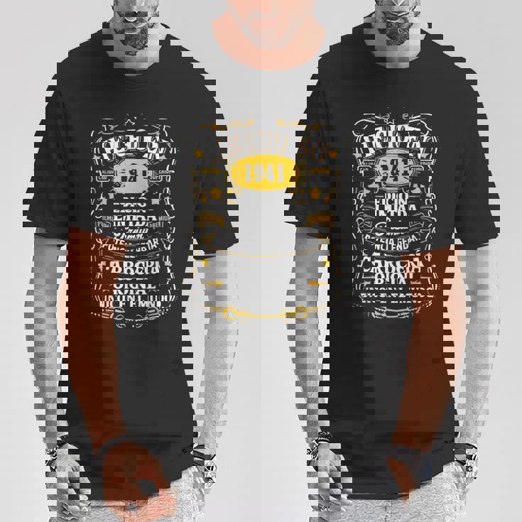 84 Cumpleaños Hombre 84 Años Hecho En 1941 Regalos Camiseta unisex Regalos divertidos