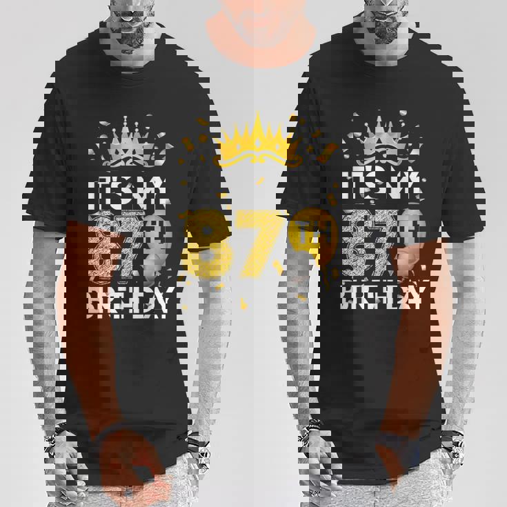 87歳の誕生日プレゼント 87歳の誕生日 87歳の誕生日 Tシャツ 面白い贈り物