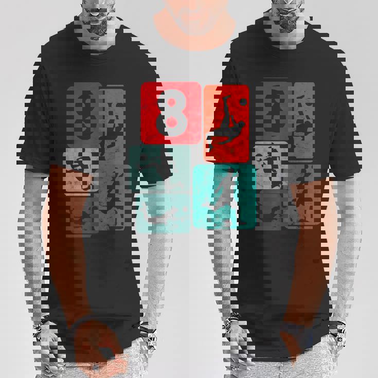 8歳の誕生日サッカー8歳の男の子サッカーサッカー Tシャツ 面白い贈り物