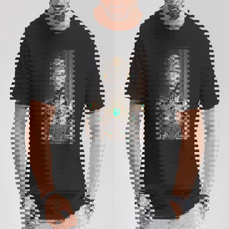 Aei And Eai 磁器 セミ脆弱ヒューマノイド マガタマai。 長袖tシャツ Tシャツ 面白い贈り物