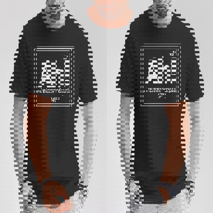 Ah The Element Ofurprise cience Periodic Table Tシャツ 面白い贈り物