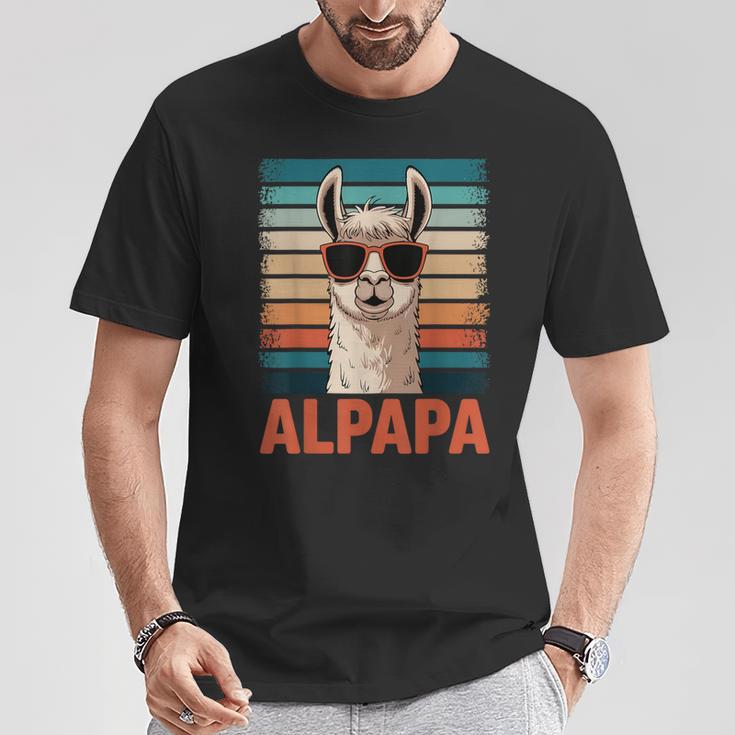 Alpapa Alpaca Dad Divertente Llama Regalo Per La Festa Del Maglietta Regalos divertidos
