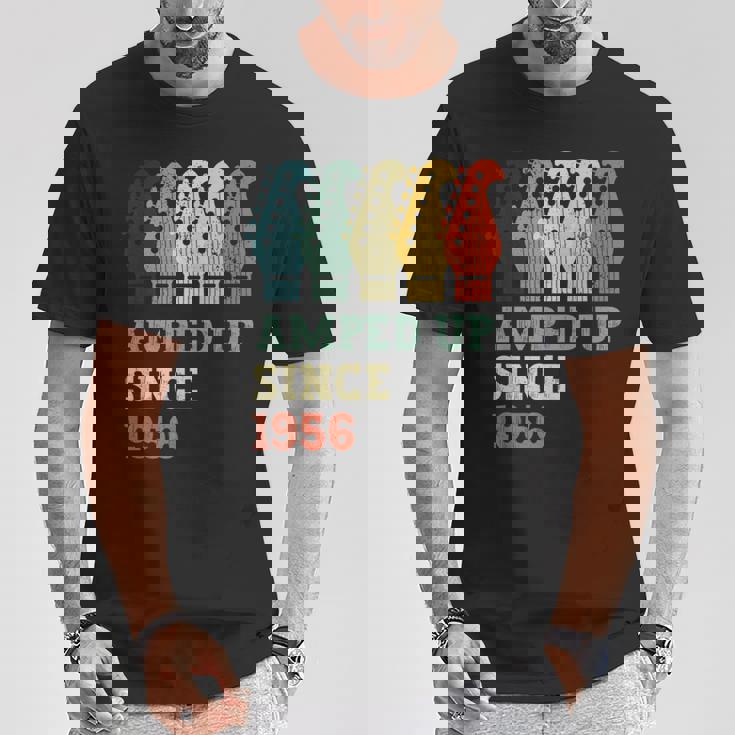 Amped Upince 1956 レトロ 誕生日 ギター 音楽 誕生年 Tシャツ 面白い贈り物