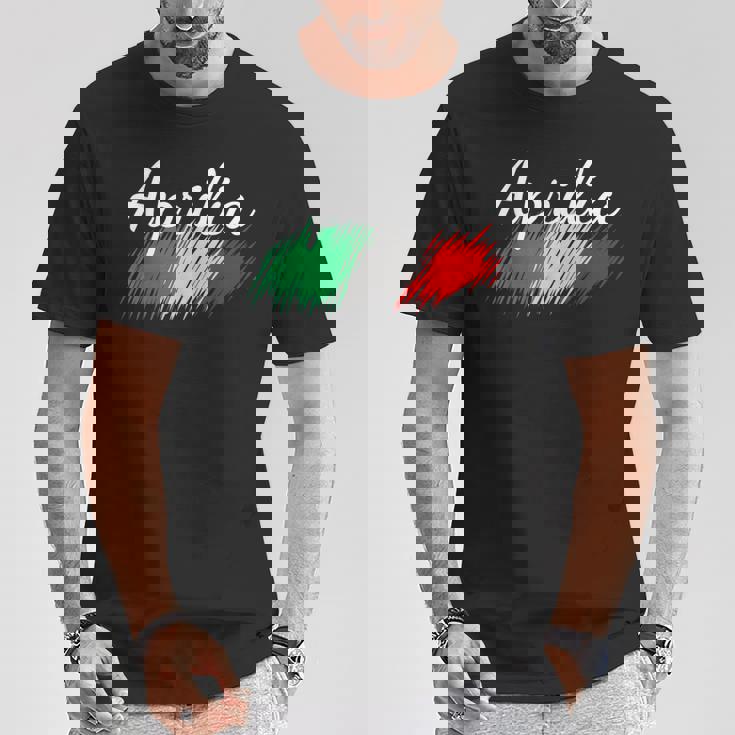 Aprilia イタリア 国旗 イタリア お土産 贈り物 お揃い イタリアン Tシャツ 面白い贈り物