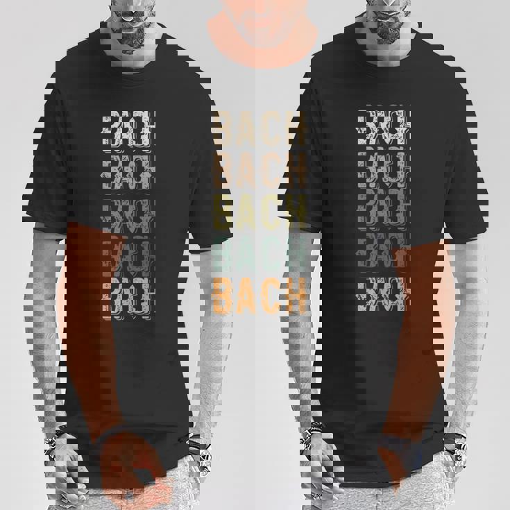 Bach パーソナライズ 同窓会 おそろい ファミリーネーム Tシャツ 面白い贈り物
