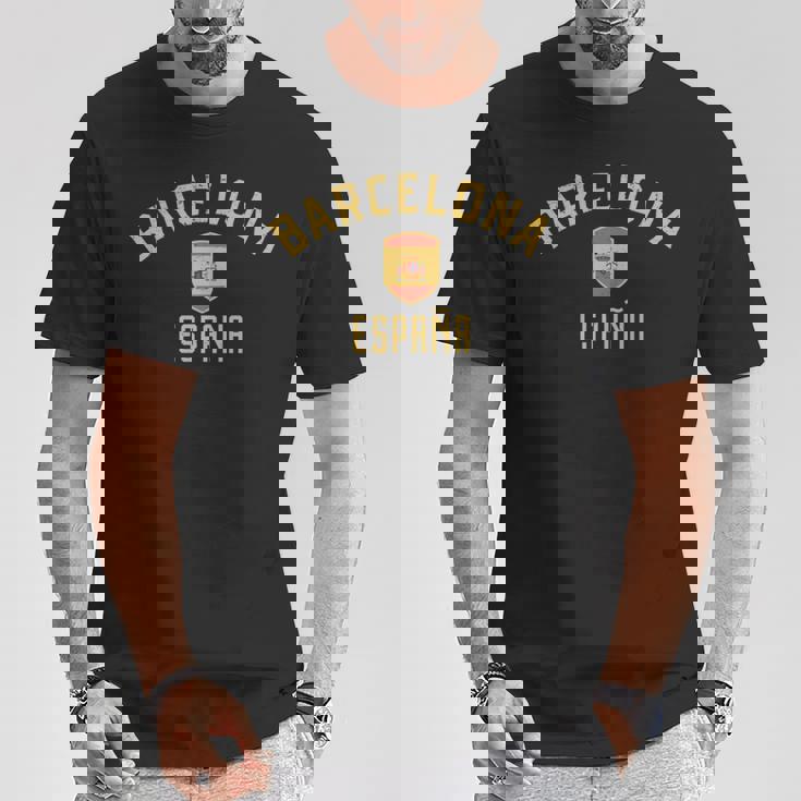 Barcelonapain スペイン、バルセロナ 長袖tシャツ Tシャツ 面白い贈り物