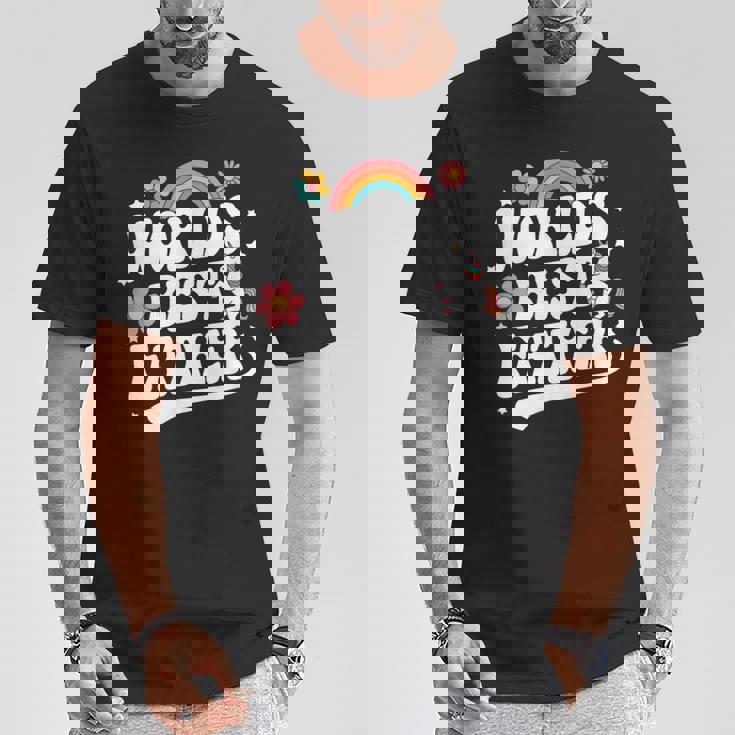 Words Best Father Pink Father’S Day Tシャツ 面白い贈り物