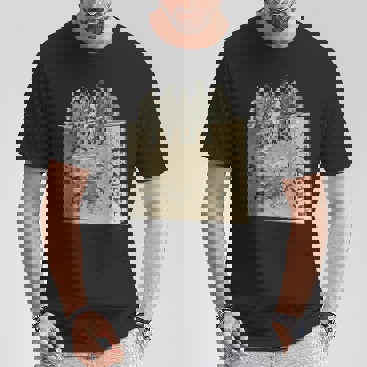 Big Oz Book オズの魔法使い ドロシー・トト ブリキの人 ライオン かかし Tシャツ 面白い贈り物