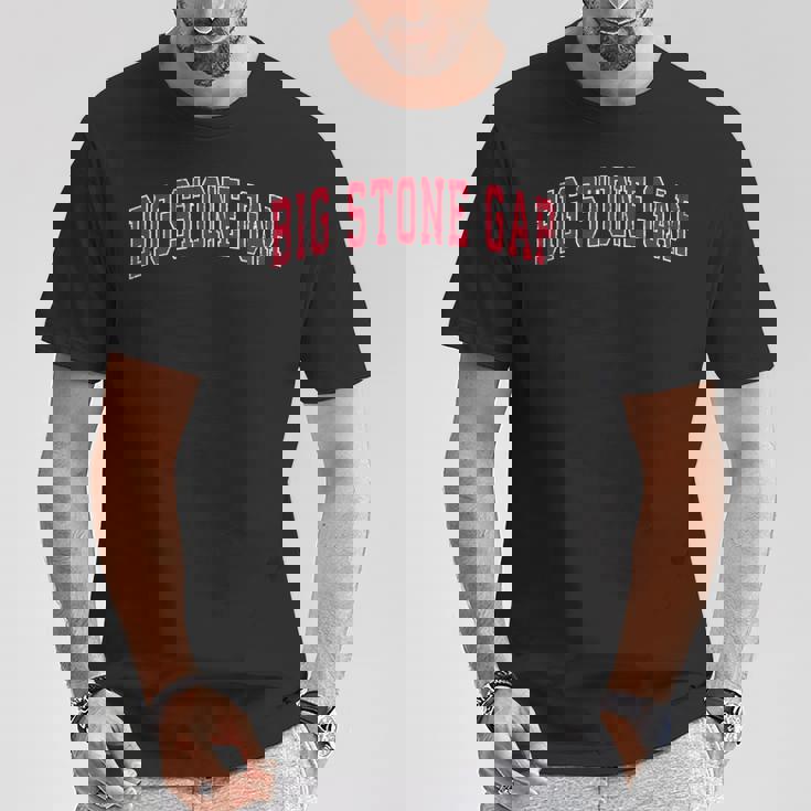 Bigtone Gap バージニアa ヴィンテージ スポーツデザイン レッドデザイン Tシャツ 面白い贈り物