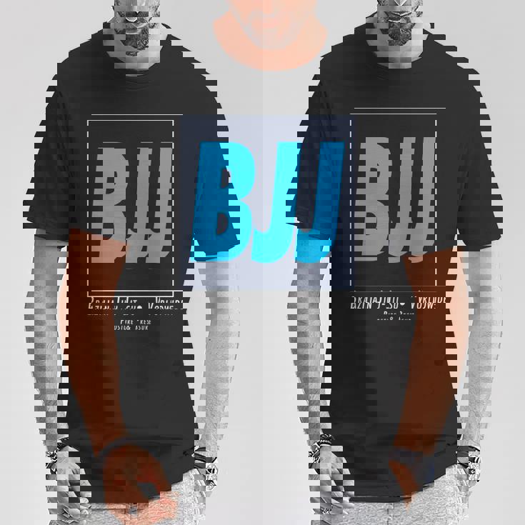 Bjj ブラジリアン柔術アート グラップリング&総合格闘技用 長袖tシャツ Tシャツ 面白い贈り物